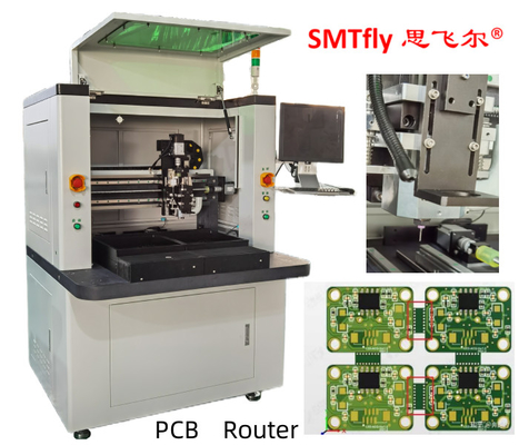 دستگاه Pcb Router Depaneling Offline 0.01mm Positioning Circuit Board سازنده دستگاه