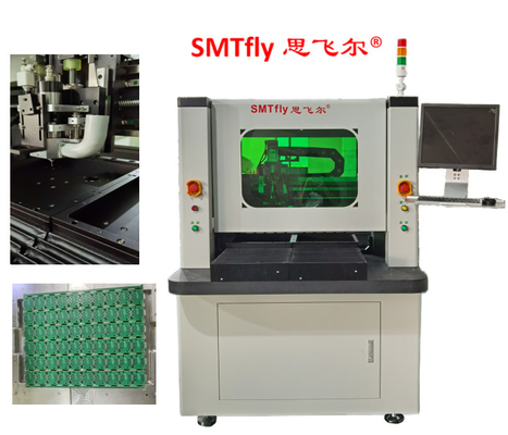 دستگاه روتر PCB با مبادله کننده دو طرفه و ابزار جدا کننده خودکار