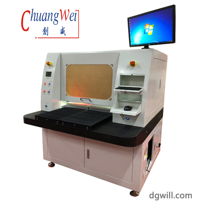 15W لیزر PCB Depaneling Machine دو جدول جامد حالت UV لیزر ماشین آفلاین