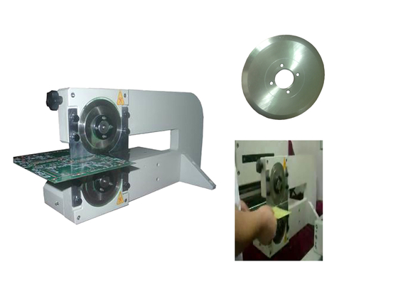 دستگاه جدا کننده PCB دسکتاپ با موتور V Groove PCB Depaneler با تیغه های دایره ای