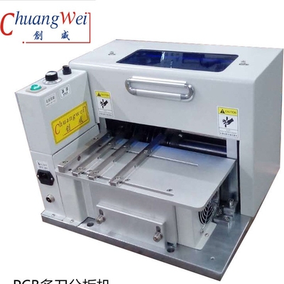 400mm / s ماشین PCB Depanelizer کاملا اتوماتیک برای خط تولید LED T8 T5