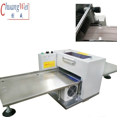400mm / s ماشین PCB Depanelizer کاملا اتوماتیک برای خط تولید LED T8 T5