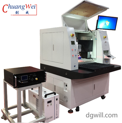 15W لیزر PCB Depaneling Machine دو جدول جامد حالت UV لیزر ماشین آفلاین