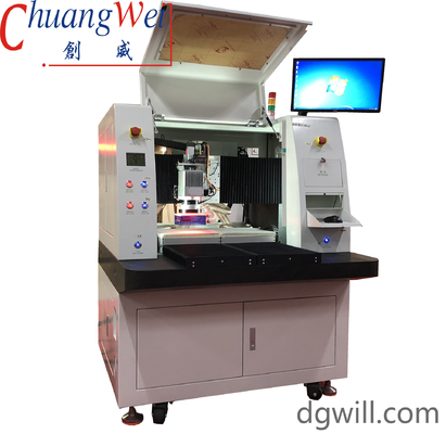 15W لیزر PCB Depaneling Machine دو جدول جامد حالت UV لیزر ماشین آفلاین