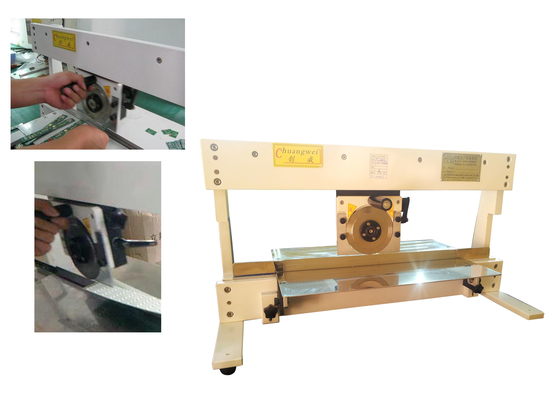 ماشین جدا کننده پی سی بی دستی برای پانل LED، دایره ای و خطی تیغه PCB Depanelizer