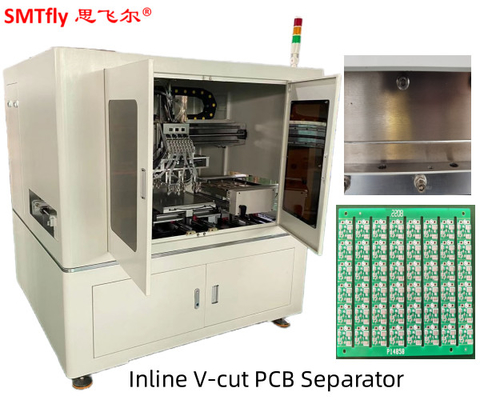 0.7Mpa PCB V برش ماشین آنلاین پنوماتیک 3.5mm تیغه خطی 330mm