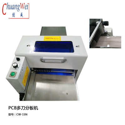 3.5Mm 110V ضخیم Depanelization V برش PCB جدا کننده 9 جفت تیغه