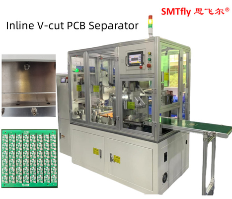 330mm 0.7Mpa PCB V برش ماشین آنلاین پنوماتیک 3.5mm تیغه خطی
