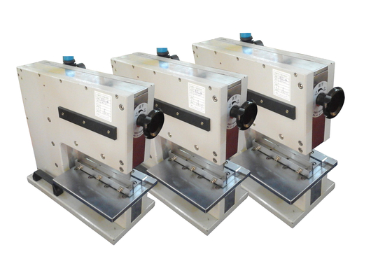بدون تلاش برش تخته های فلزی با CWVC-220 پنوماتیک V Groove PCB ماشین برش