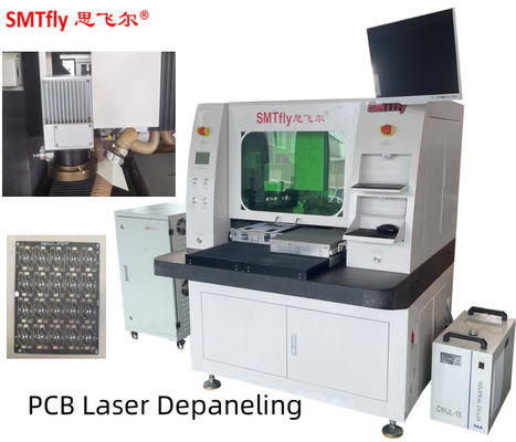 دقت برش بالا و کمتر کاربوناسیون سیاه لیزر PCB Depaneling Machine