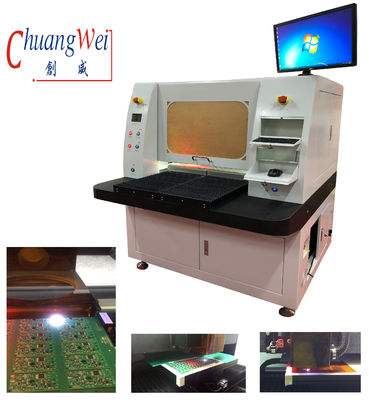دقت برش بالا و کمتر کاربوناسیون سیاه لیزر PCB Depaneling Machine