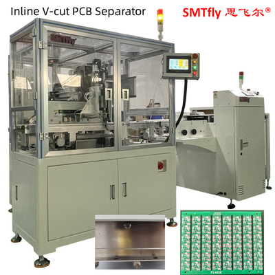 PCB Depanelizer 0.7Mpa ماشین برش PCB V آنلاین پنوماتیک 3.5mm تیغه خطی 330mm