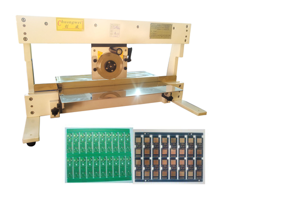 پاک کردن صفحه ساده شده با ماشین جدا کننده PCB V-Cutting دستی CWV-1M