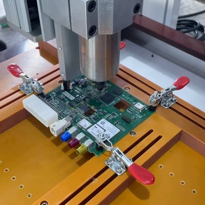 صفحه نمایش PCB روتر ماشین اسپندل 400mm X 400mm منطقه کاری 0.6-3.5mm