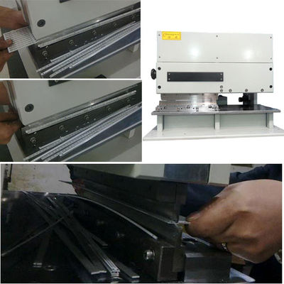 2.0 mm FR4 Board PCB V Cut Machine با دو تیغه خطی تیز